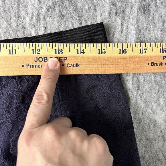 Rebecca Taylor Black Pleated Mini Skirt 8 Damask Tennis Goth Preppy Texture - Picture 7 of 9